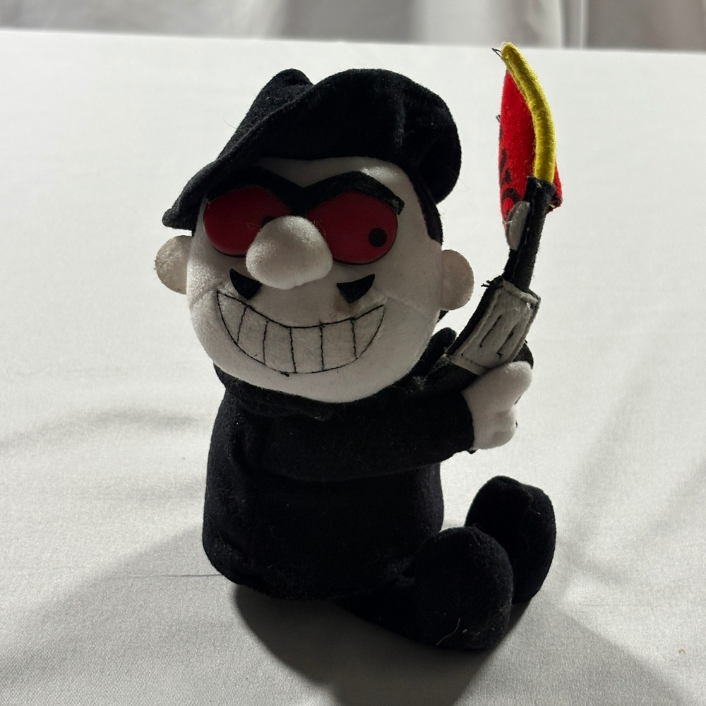 Stuffins Boris Badenov Plush Rocky and Bullwinkle Vintage 1999 Villain 7" Toy